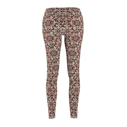 Neo Jomon Sculptural Aesthetics Artisanal Streetwear Women's Cut & Sew Casual Leggings - 8404 Design-55