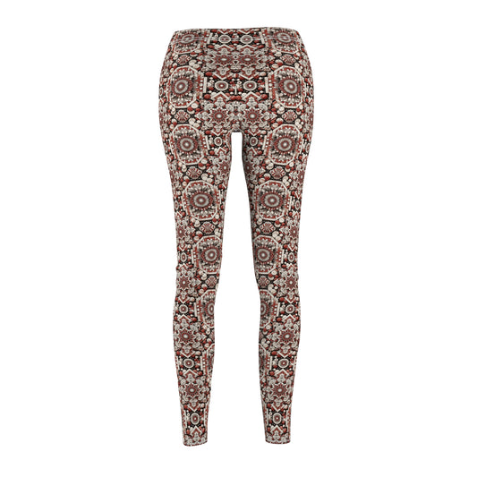 Neo Jomon Sculptural Aesthetics Artisanal Streetwear Women's Cut & Sew Casual Leggings - 8404 Design-55