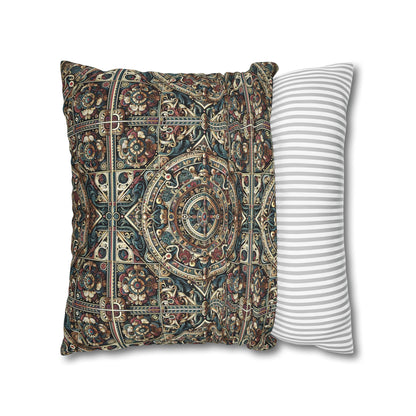 Urban Renaissance Historical Fusion With Street Edge Spun Polyester Square Pillowcase - 8404 Design-57
