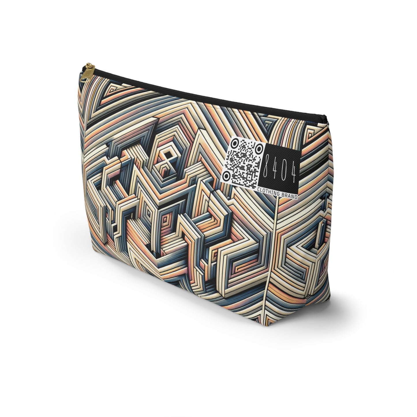 Tech Illusion Graphics Futuristic Artistry Accessory Pouch W T-bottom - 8404 Design-52