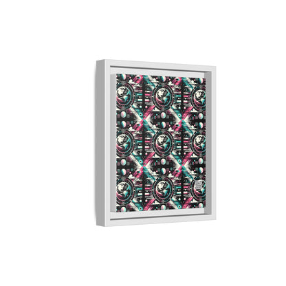 Digital Artistry Digital-native Streetwear Matte Canvas, Framed (multi-color) - 8404 Design-62 B