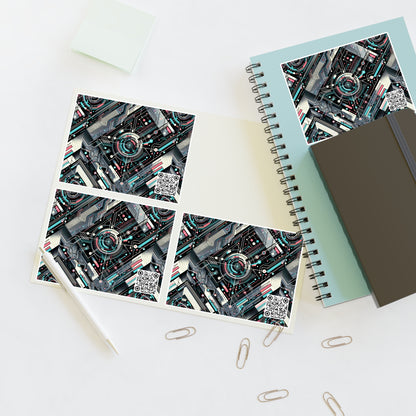 Tech-Infused Athleisure Tech-Forward Streetwear Sticker Sheets - 8404 Design-44