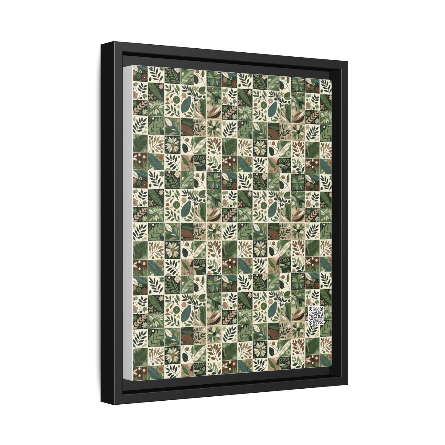 Streetwear Sustainability Environmentally Conscious Streetwear with a Natural Aesthetic Matte Canvas, Framed (multi-color) - 8404 Design-57 A