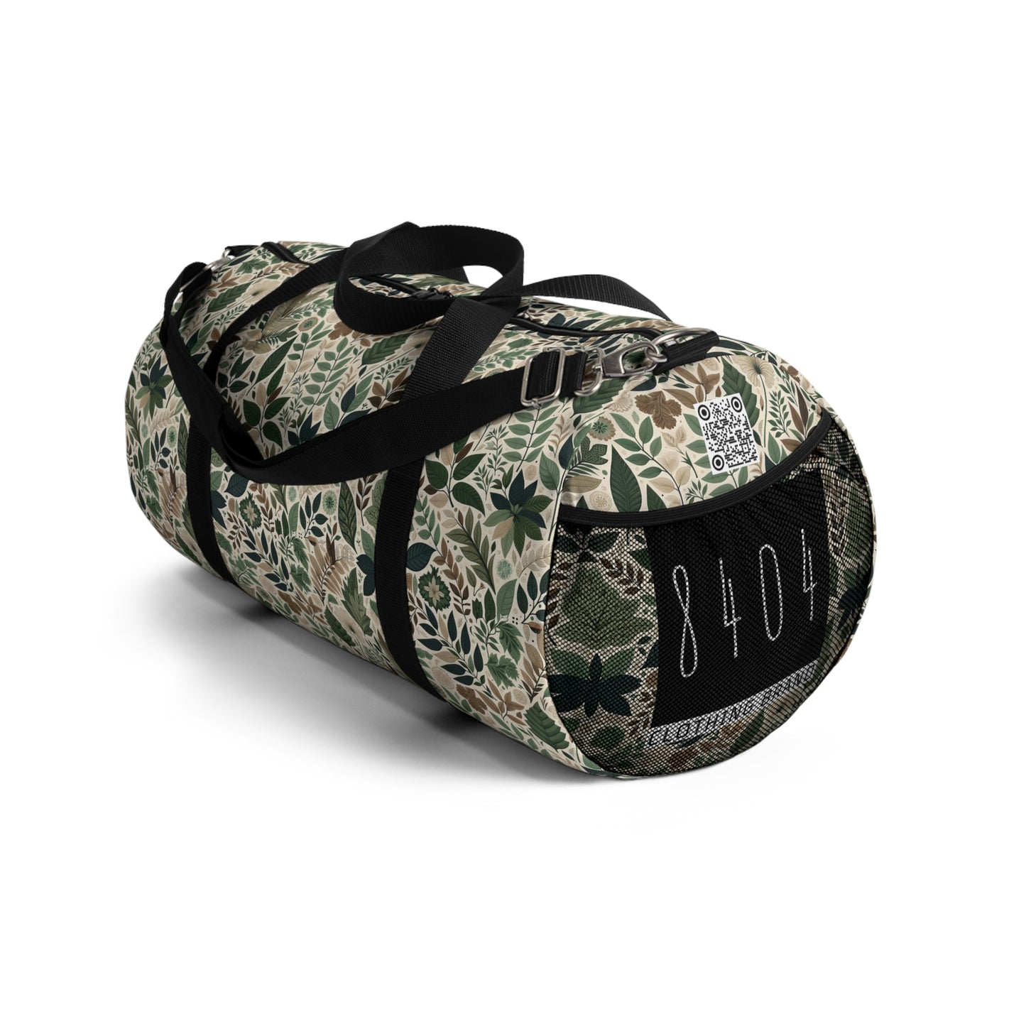 Streetwear Sustainability Environmentally Conscious Streetwear with a Natural Aesthetic Duffel Bag - 8404 Design-57