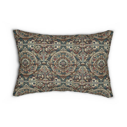 Urban Renaissance Historical Fusion With Street Edge Spun Polyester Lumbar Pillow - 8404 Design-57 B