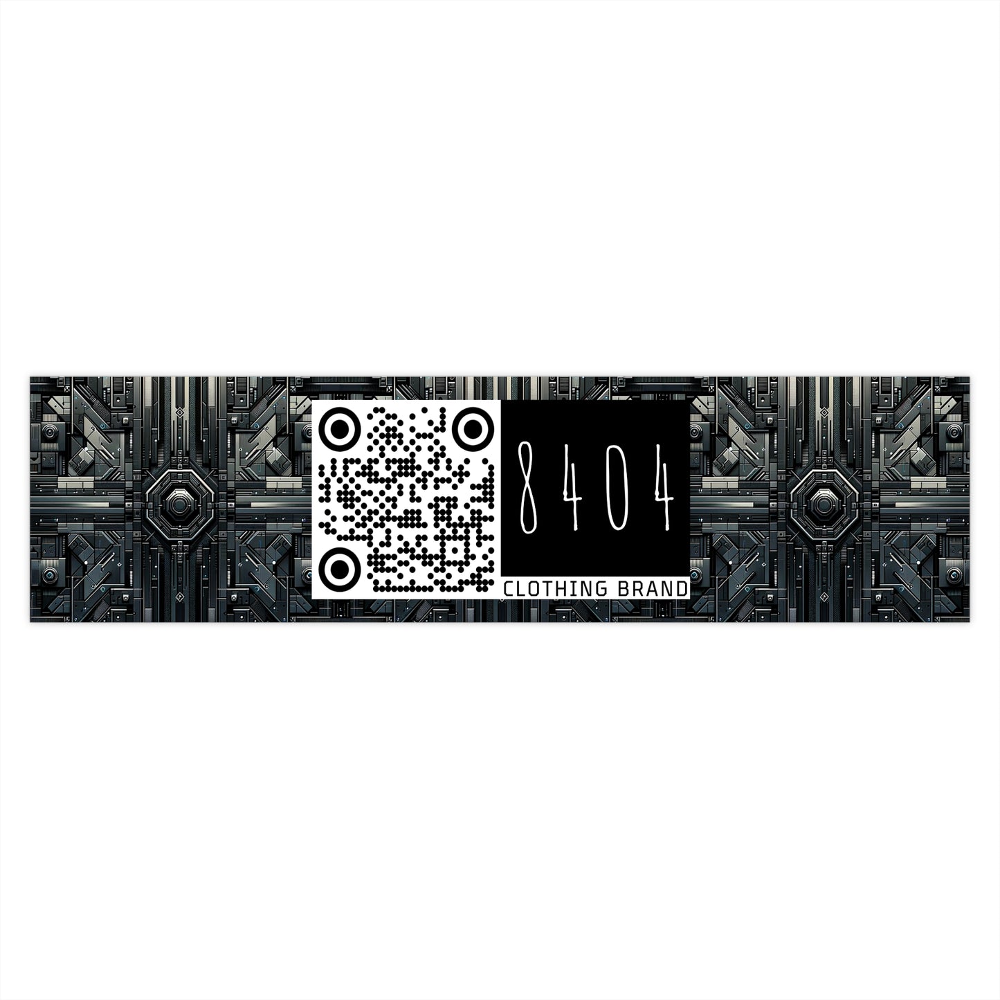 Tech Noir Futuristic Tech Aesthetic with a Dark Twist Bumper Sticker - 8404 Design-68