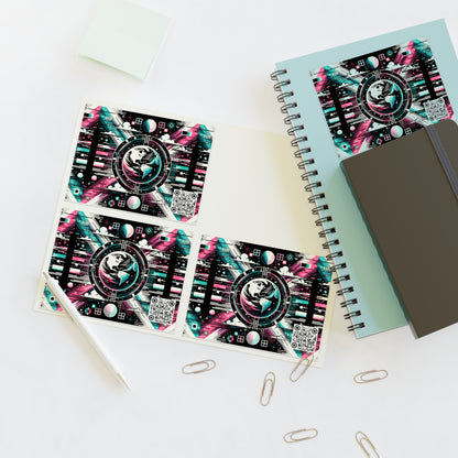 Digital Artistry Digital-native Streetwear Sticker Sheet - 8404 Design-62
