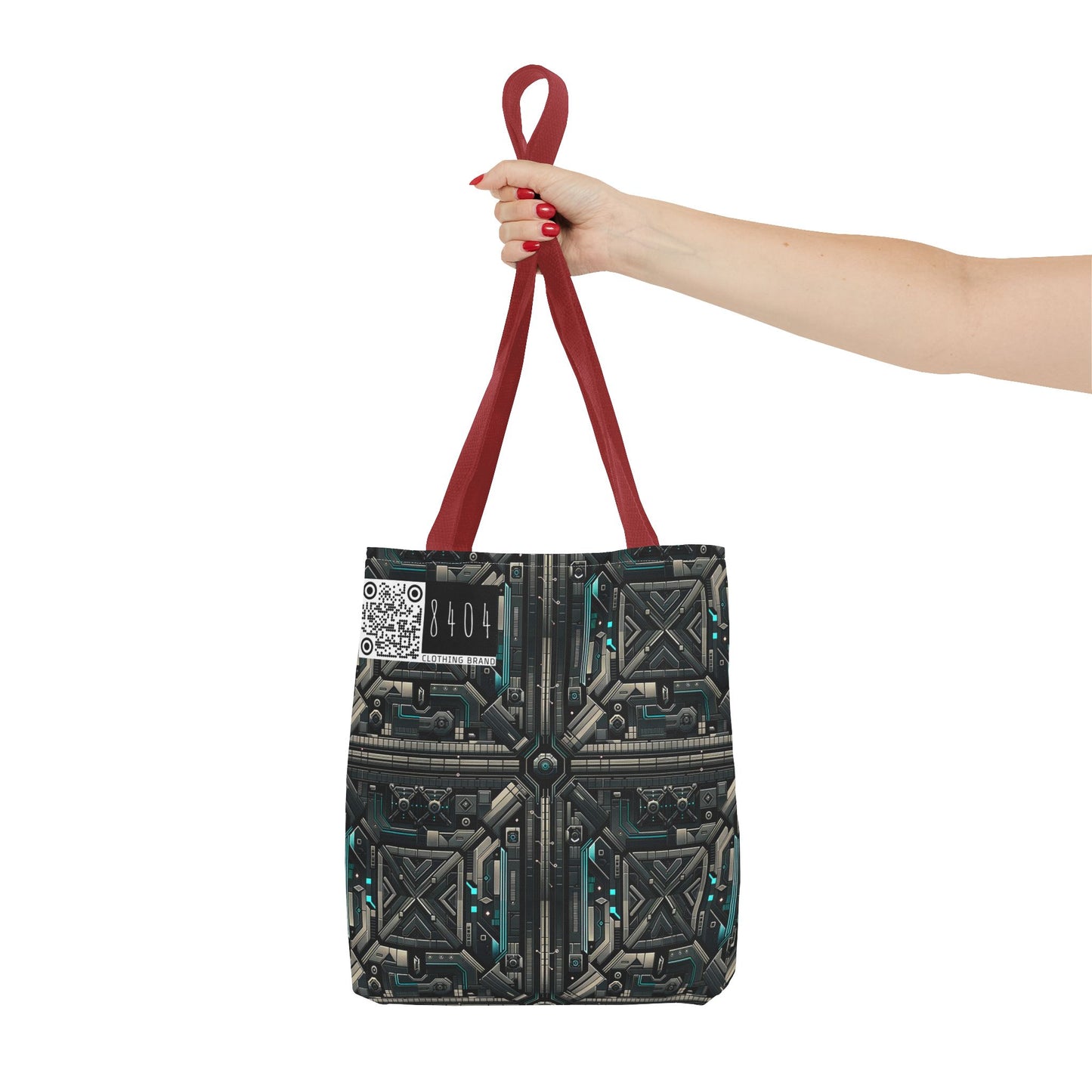 Tech Noir Futuristic Tech Aesthetic with a Dark Twist Tote Bag - 8404 Design-59