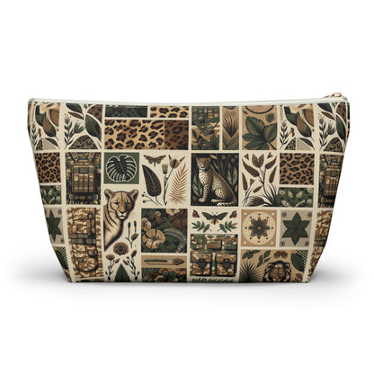 Streetwear Safari Urban Jungle Explorer Accessory Pouch W T-Bottom - 8404 Design-51