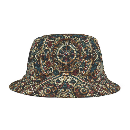 Urban Renaissance Historical Fusion With Street Edge Bucket Hat - 8404 Design-57