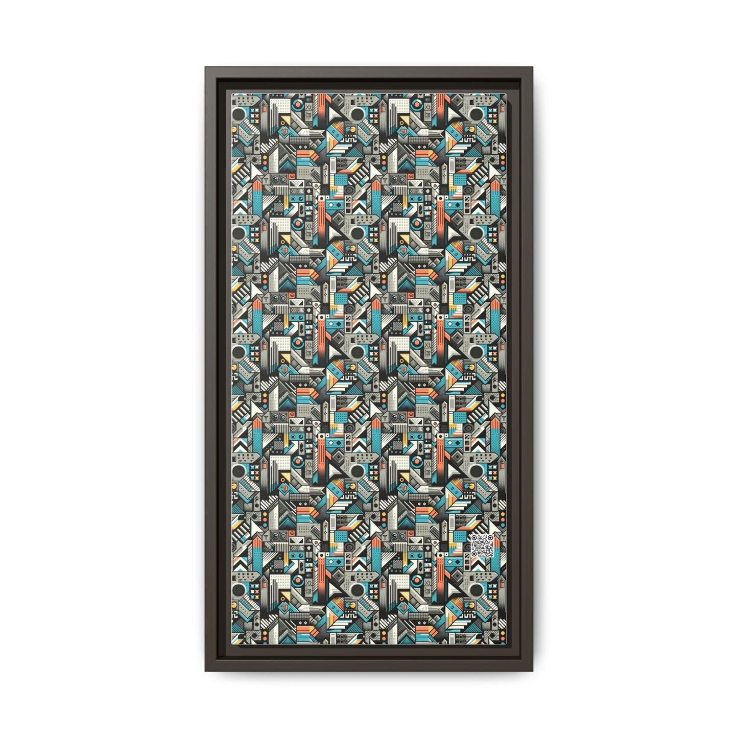Digital Street Art Urban Street Style Matte Canvas, Framed (multi-color) - 8404 Design-81 B