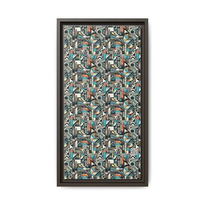 Digital Street Art Urban Street Style Matte Canvas, Framed (multi-color) - 8404 Design-81 B