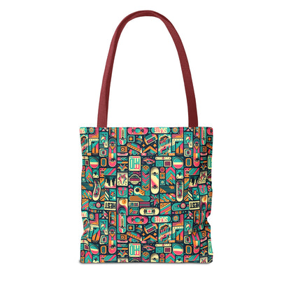 Skate Culture Revival Urban Retro Cool Tote Bag - 8404 Design-61
