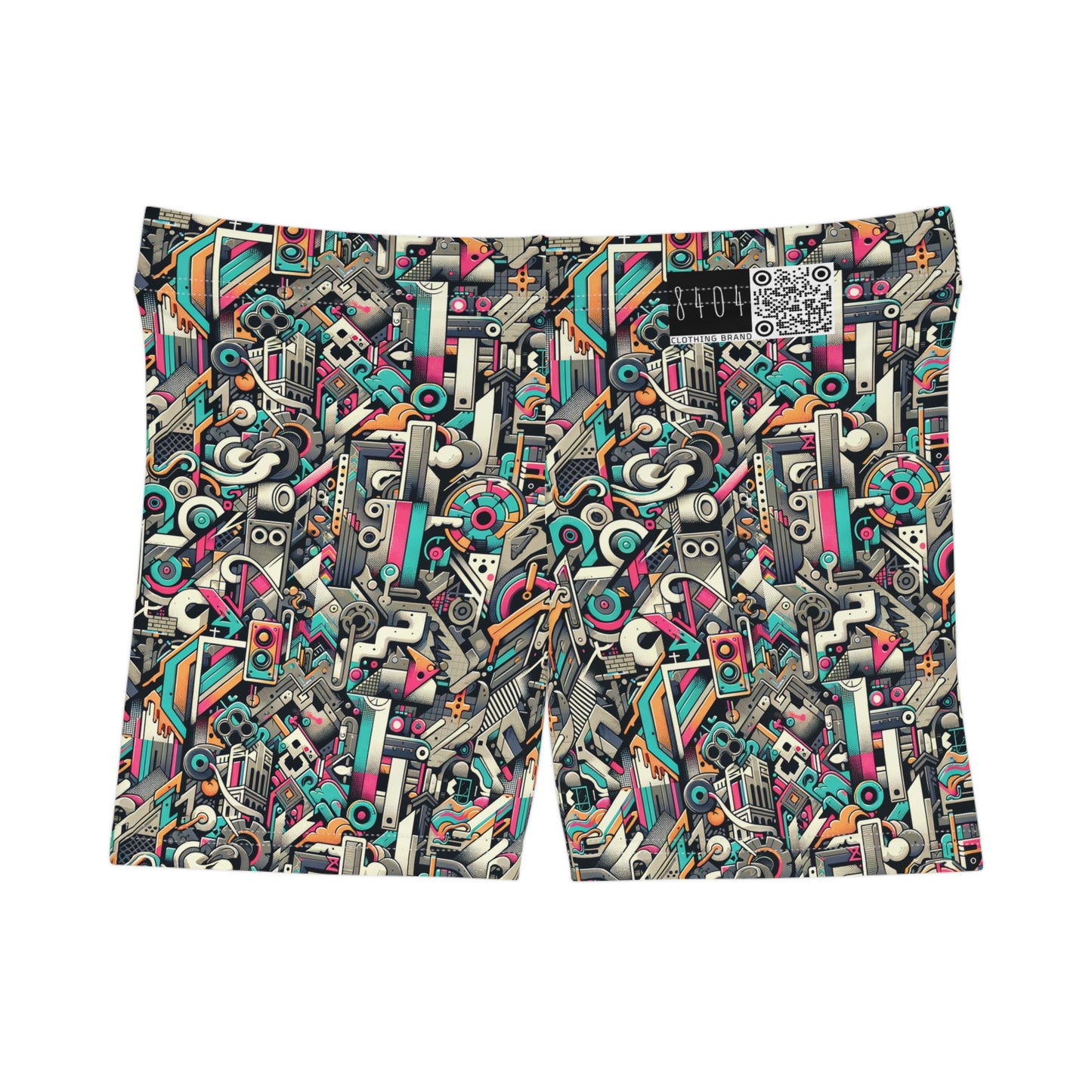 Digital Street Art Urban Street Style Women's Shorts - 8404 Design-74