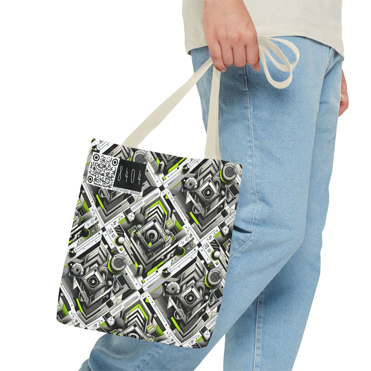 Elevated Sporty Tech Tech-Forward Streetwear Tote Bag - 8404 Design-70