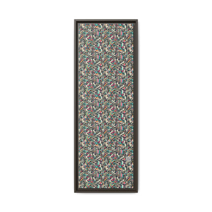 Digital Street Art Urban Street Style Matte Canvas, Framed (multi-color) - 8404 Design-74 B