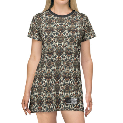 Neo-Dandyism Modern Dandy Streetwear T-Shirt Dress - 8404 Design-51