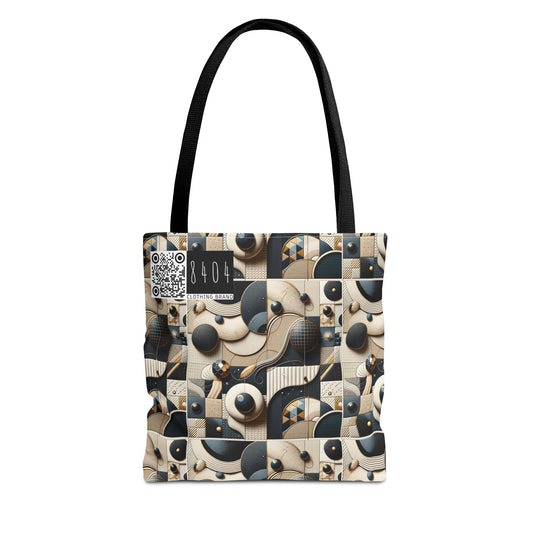Tech-forward Luxe Streetwear Tech Luxe Fusion Tote Bag - 8404 Design-71