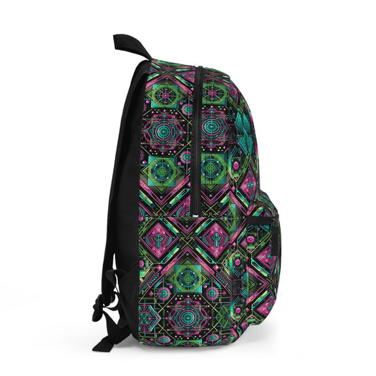 Tech-Infused Graphics Tech-Forward Streetwear Backpack - 8404 Design-45