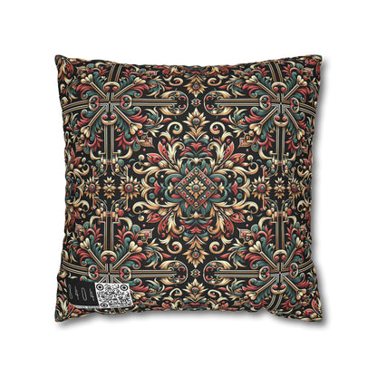 Streetwear Renaissance Artistic Clash of Old and New Spun Polyester Square Pillowcase - 8404 Design-46