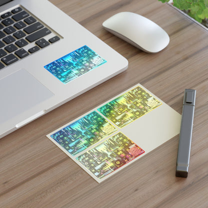 Digital Dystopia Tech Noir Sticker Sheets - 8404 Design-55