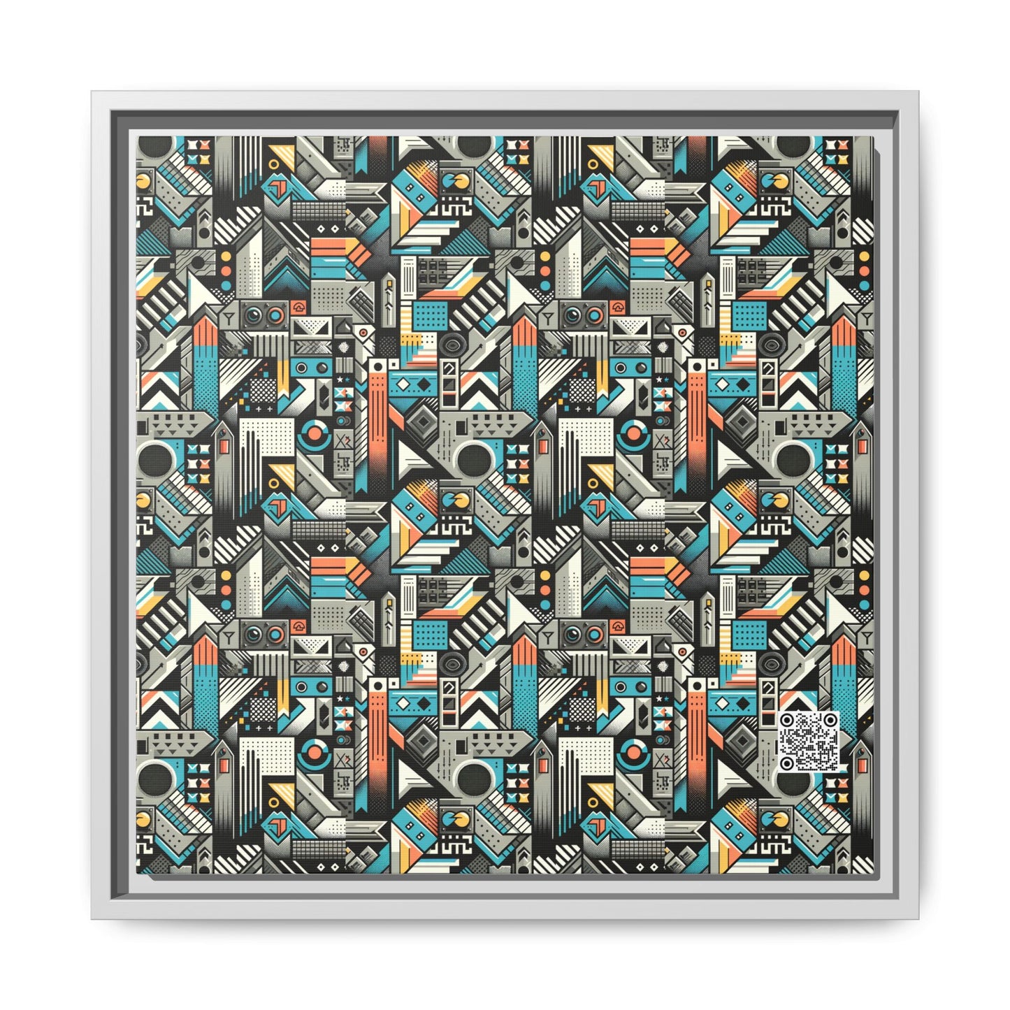 Digital Street Art Urban Street Style Matte Canvas, Framed (multi-color) - 8404 Design-81 B