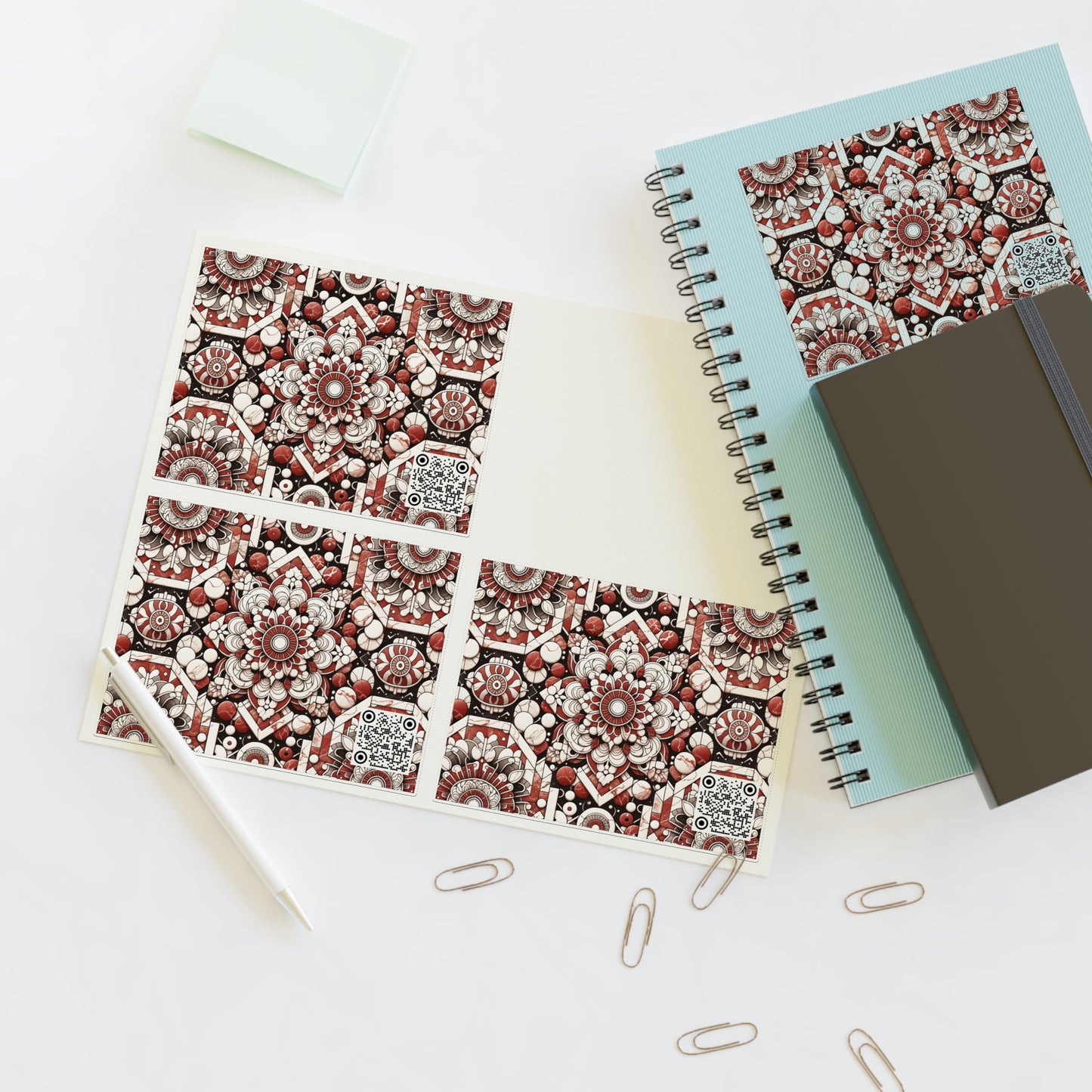 Neo Jomon Sculptural Aesthetics Artisanal Streetwear Sticker Sheets - 8404 Design-55