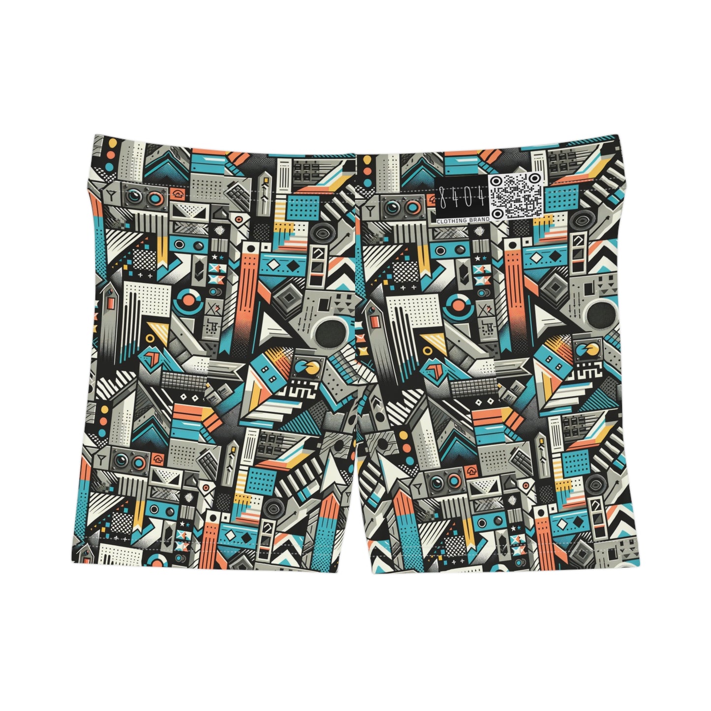 Digital Street Art Urban Street Style Women's Shorts - 8404 Design-81