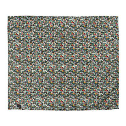 Graffiti Fusion Modern Street Art Fusion Microfiber Duvet Cover - 8404 Design-58