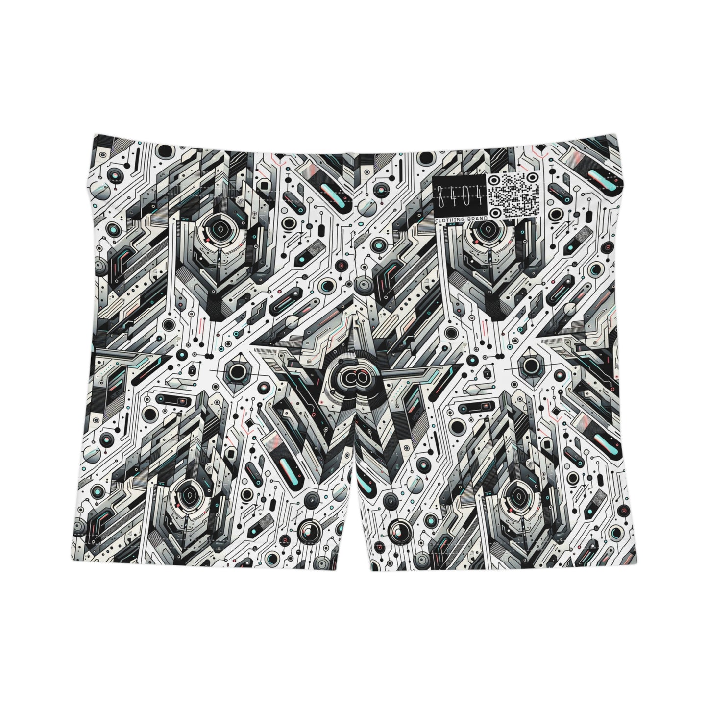 Tech-Infused Streetwear Tech-Forward Minimalism Women's Shorts - 8404 Design-51