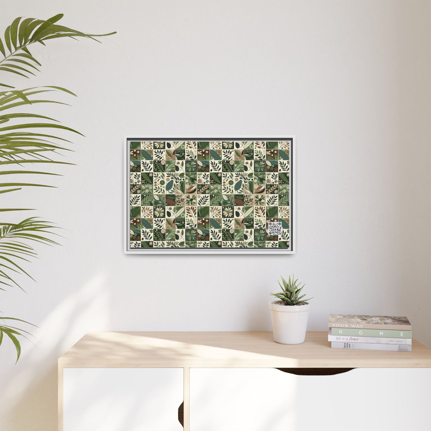 Streetwear Sustainability Environmentally Conscious Streetwear with a Natural Aesthetic Matte Canvas, Framed (multi-color) - 8404 Design-57 B