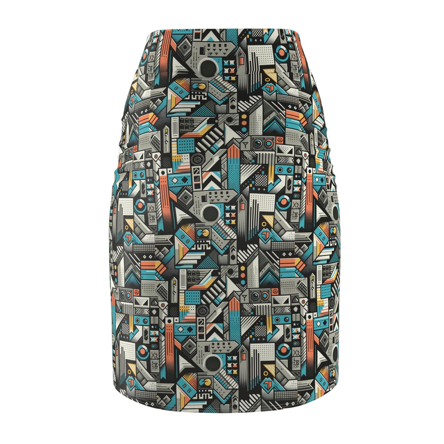 Digital Street Art Urban Street Style Women's Pencil Skirt - 8404 Design-81