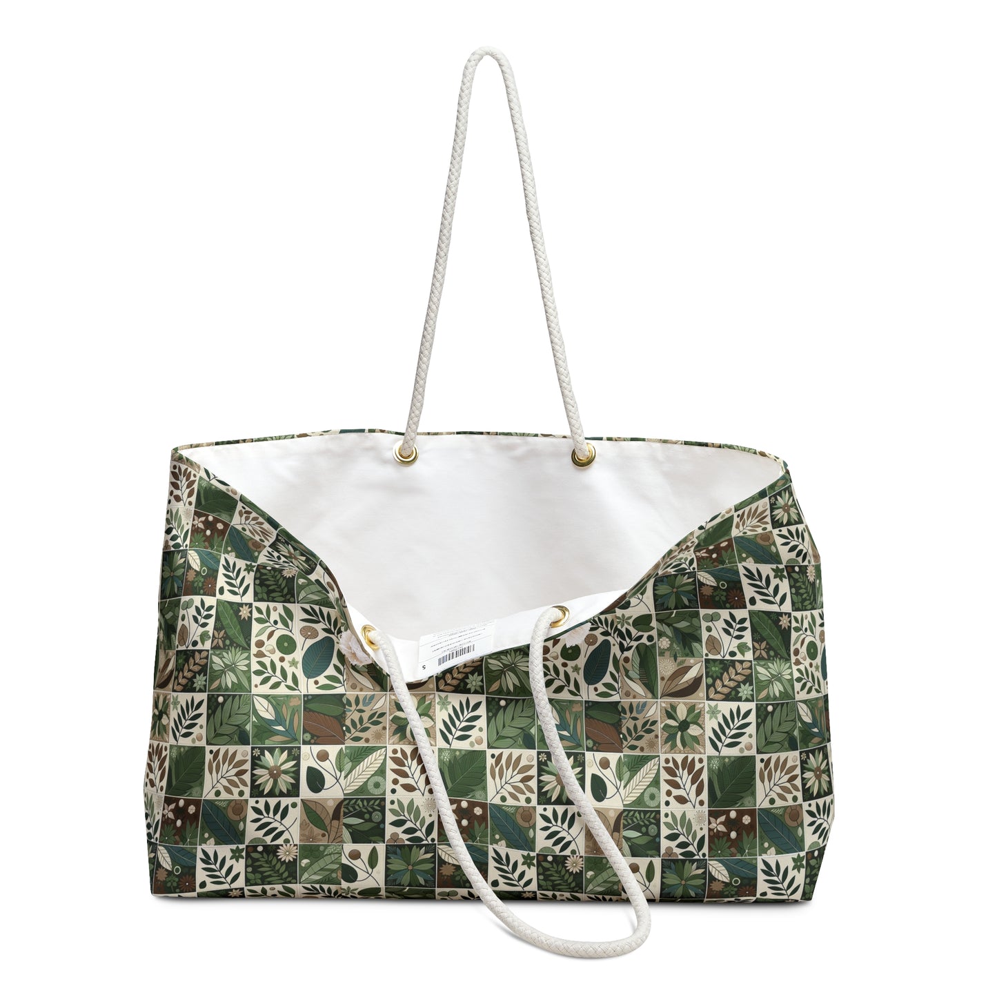 Streetwear Sustainability Environmentally Conscious Streetwear with a Natural Aesthetic Weekender Bag - 8404 Design-57