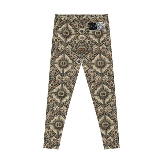 Graphic Workwear Capsule Artisanal Workwear Fusion Stretch Leggings - 8404 Design-61