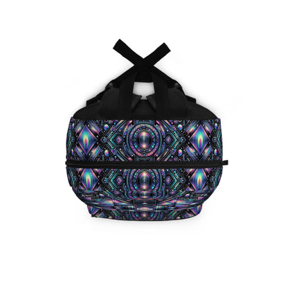 Galactic Hues Tech-Forward Cosmic Fusion Backpack - 8404 Design-58