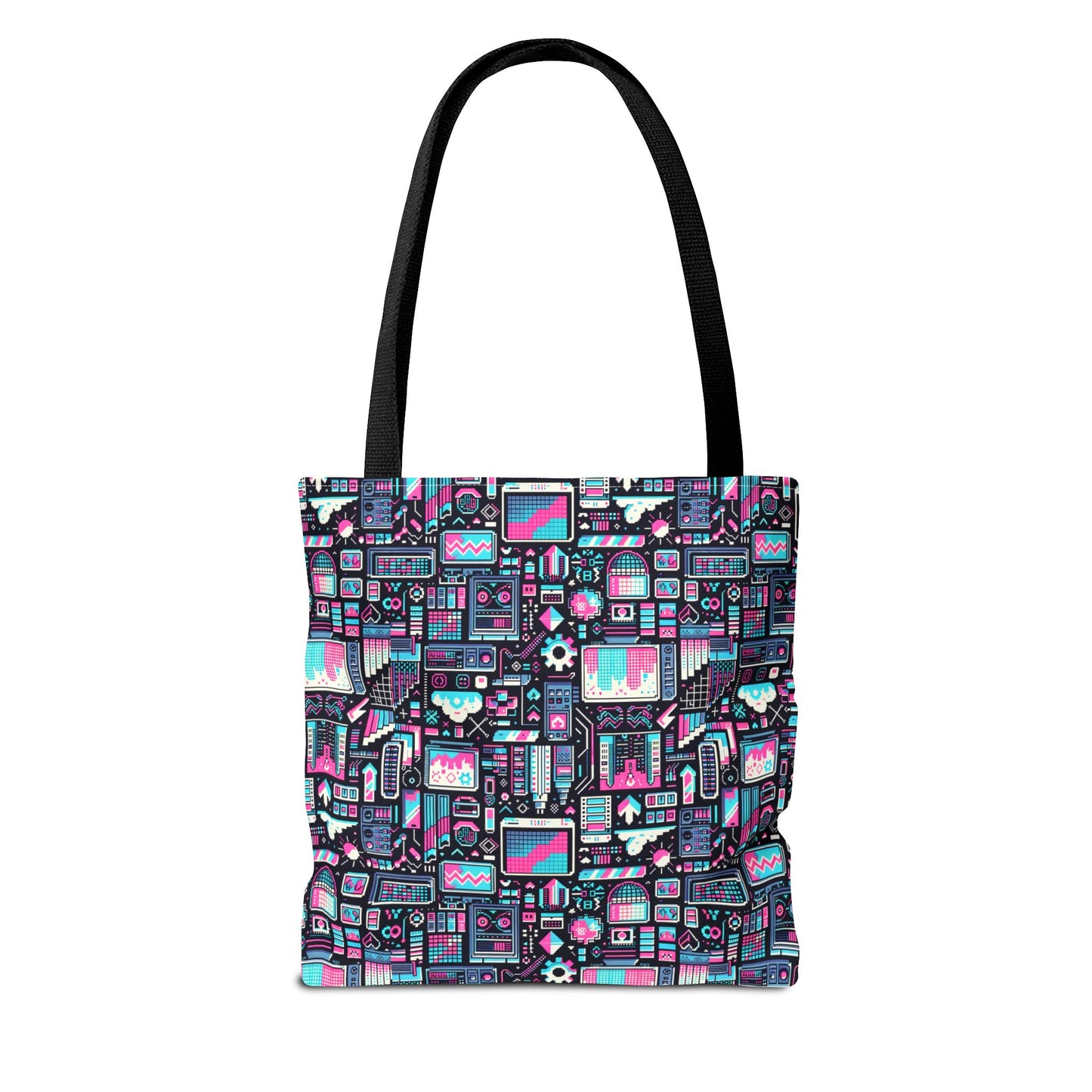 Digital Rebellion Youthful Streetwear with a Rebellious Digital Twist Tote Bag - 8404 Design-71