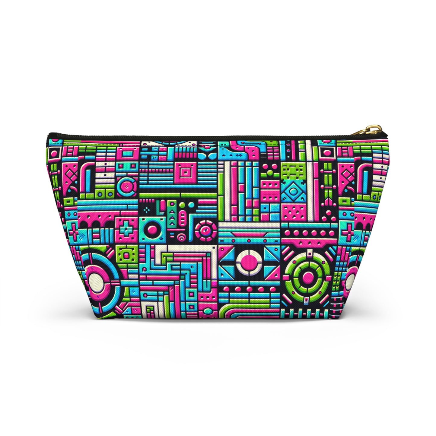 Neon Street Pop Vibrant and Eye-catching Accessory Pouch W T-bottom - 8404 Design-62
