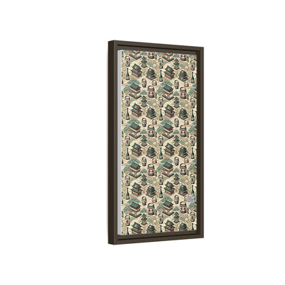 Cultural Artisanal Fusion Contemporary Cultural Elegance Matte Canvas, Framed (multi-Color) - 8404 Design-68 B