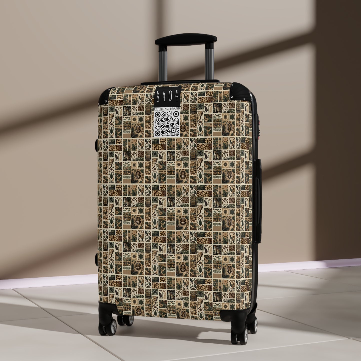 Streetwear Safari Urban Jungle Explorer Suitcase - 8404 Design-51