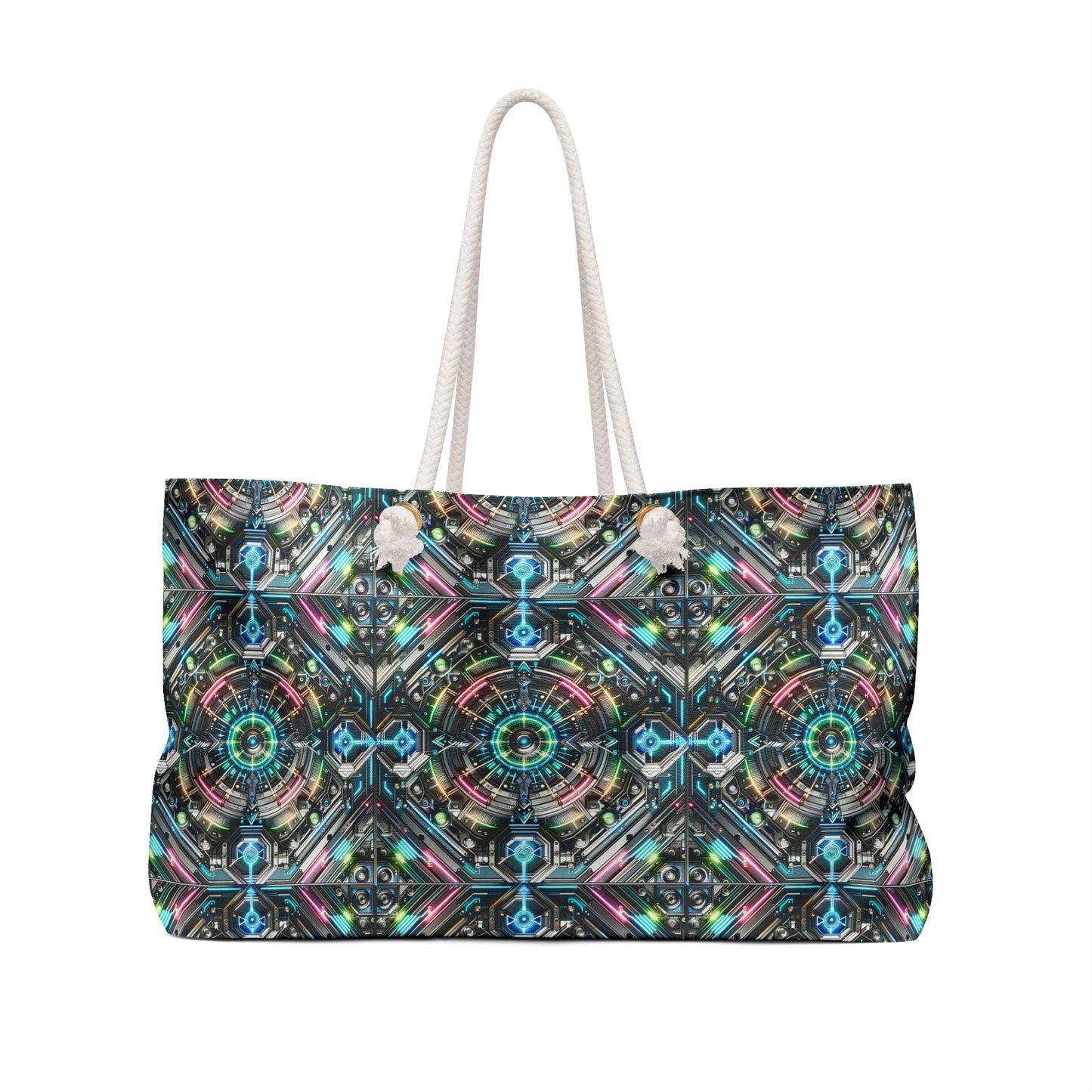 Tech-Infused Futurism Futuristic Tech Weekender Bag - 8404 Design-53
