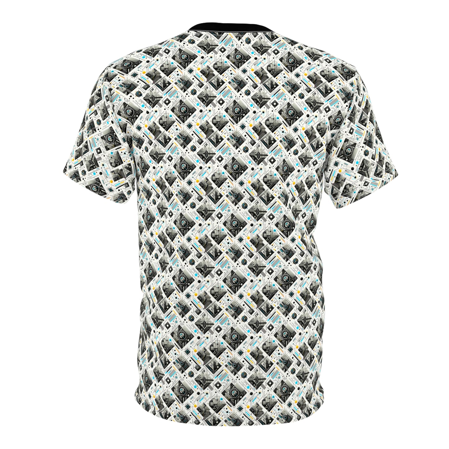 Tech Minimalism Minimalist Tech Unisex Cut & Sew Tee - 8404 Design-47
