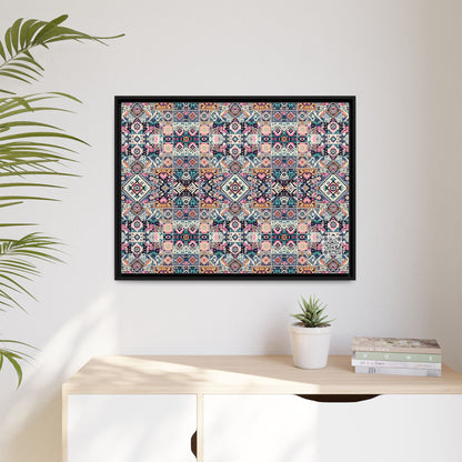 Matte Canvas, Framed (multi-Color) - 8404 Design-01