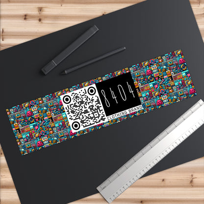 Digital Pop Culture Mashup Maximalist Pop Bumper Sticker - 8404 Design-47