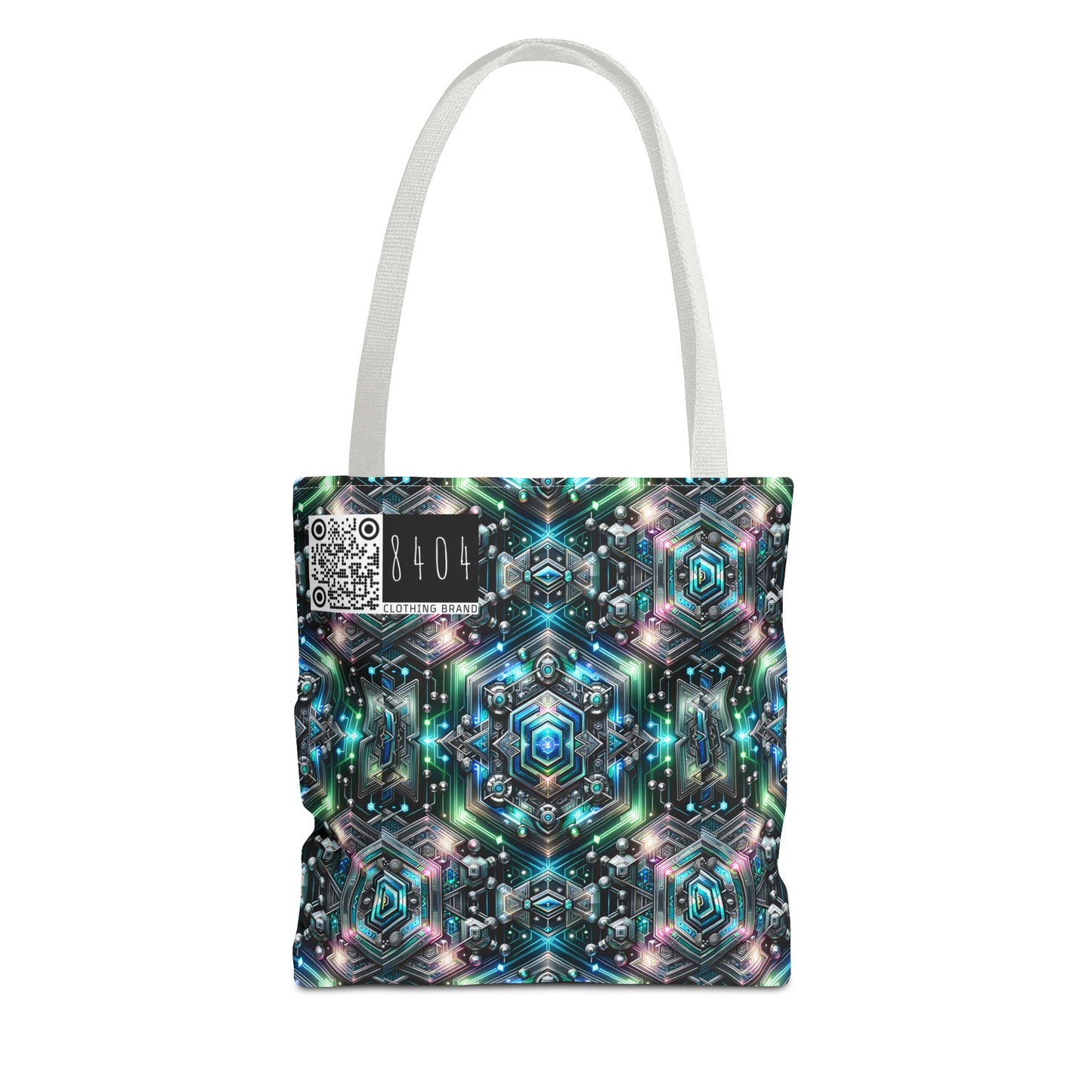 Tech-Infused Futurism Futuristic Tech Tote Bag - 8404 Design-63