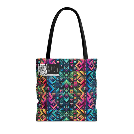 Tech-Inspired Graphics Cyberpunk Cool Tote Bag - 8404 Design-58