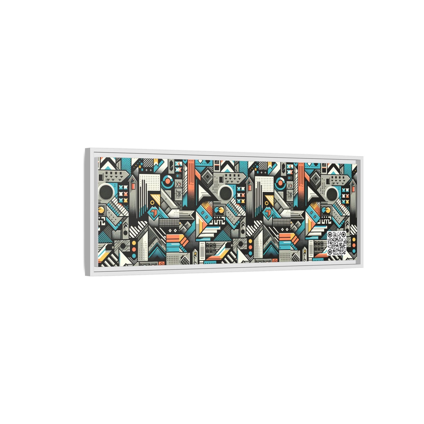 Digital Street Art Urban Street Style Matte Canvas, Framed (multi-color) - 8404 Design-81 B