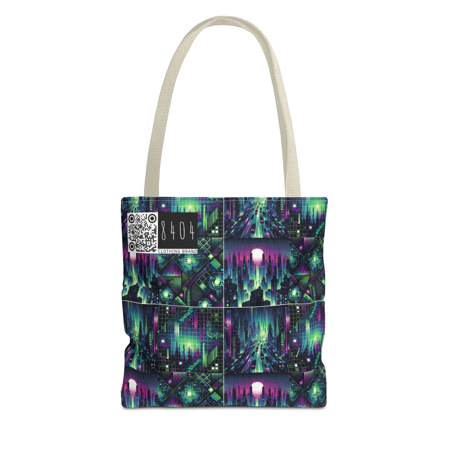 Tech Noir Aesthetics Tech-Forward Urban Dystopia Tote Bag - 8404 Design-54