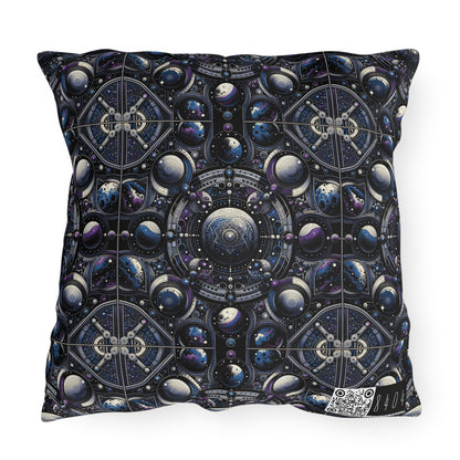 Tech Astronaut Tech-Forward Streetwear Meets Space Exploration Outdoor Pillow - 8404 Design-46