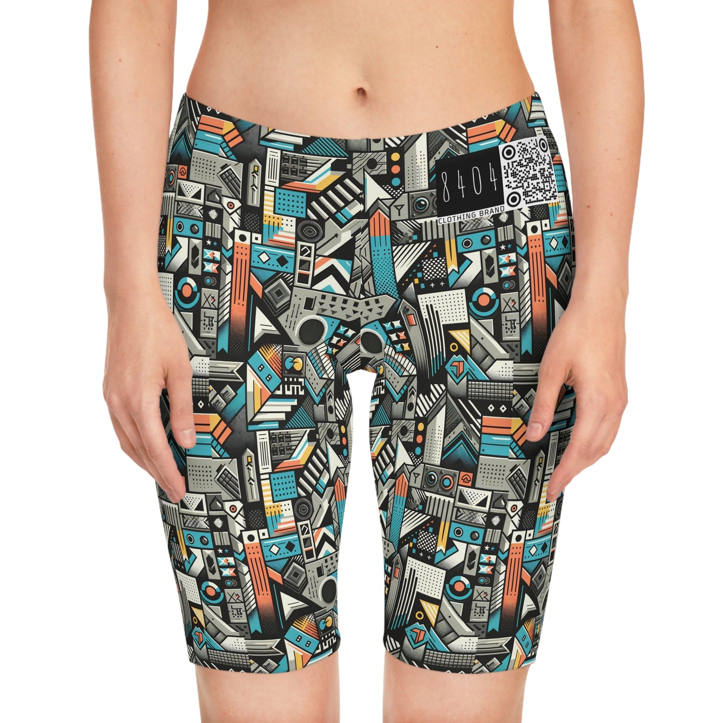 Digital Street Art Urban Street Style Women's Bike Shorts - 8404 Design-81
