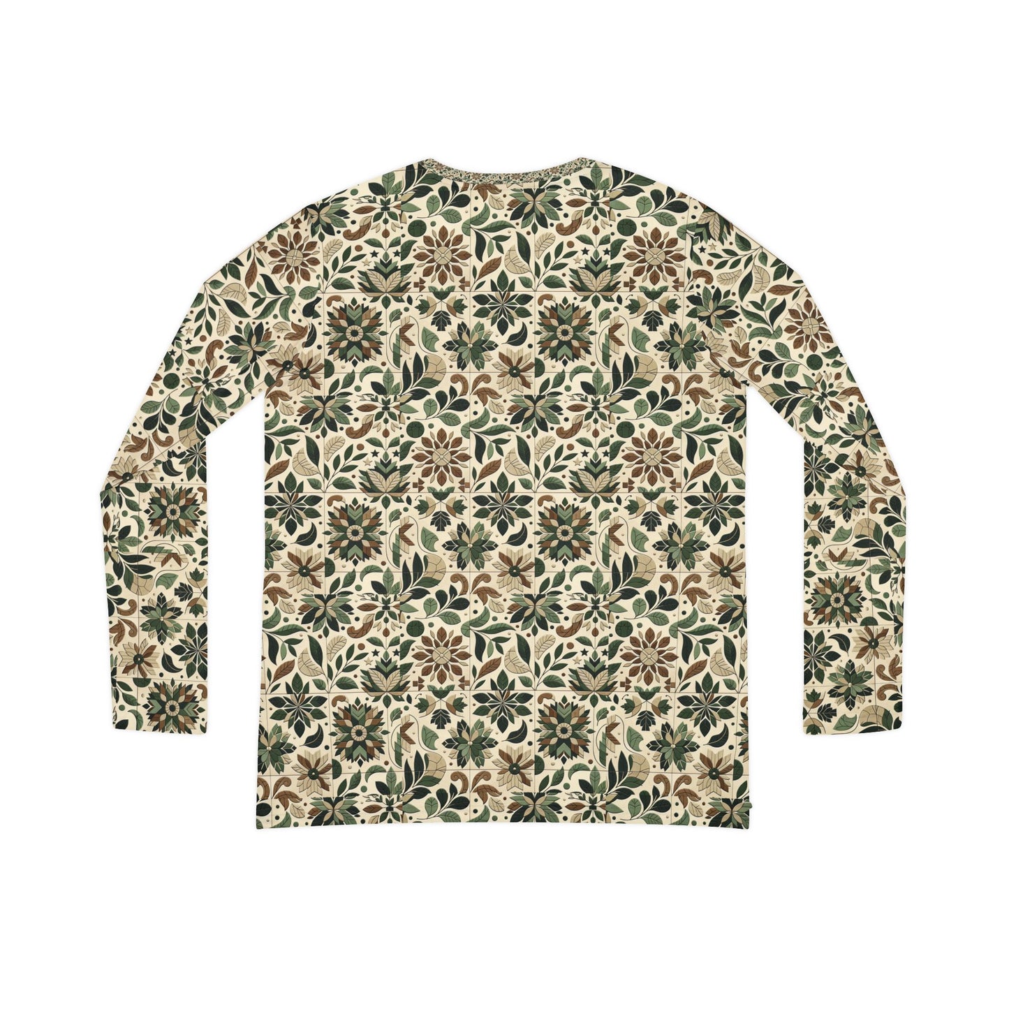 Streetwear Sustainability Environmentally Conscious Streetwear with a Natural Aesthetic Women's Long Sleeve V-neck Shirt - 8404 Design-56